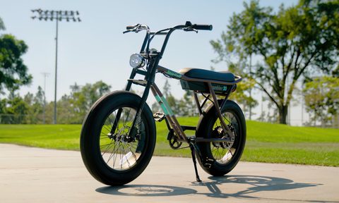 Adult ebike by Razor, the Rambler 20 with balloon tires.