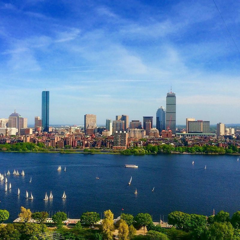 The Boston skyline