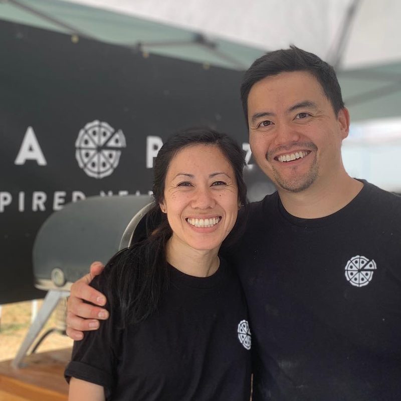 The owners of Hapa Pizza