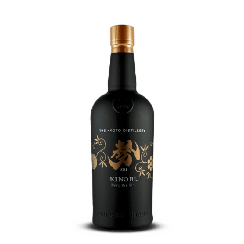 A bottle of Ki No Bi Dry Gin.
