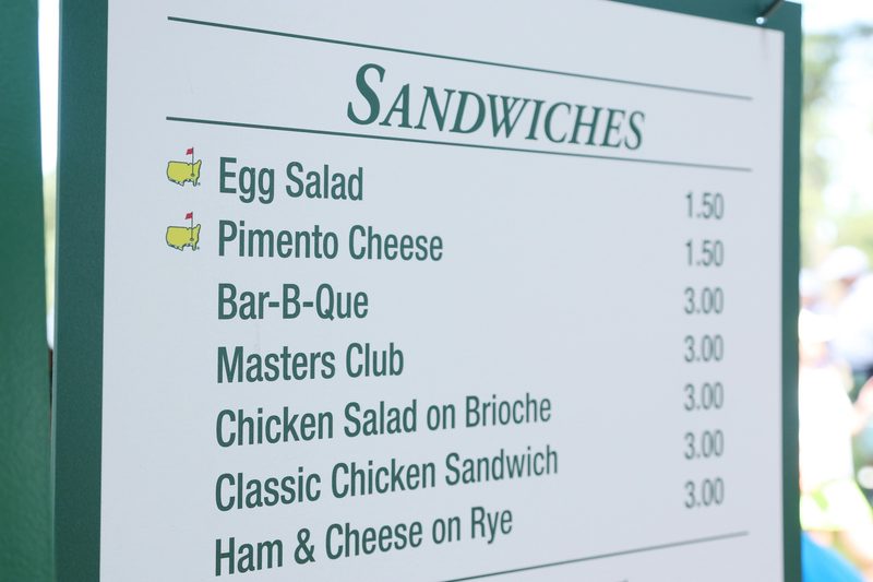 Masters Menu