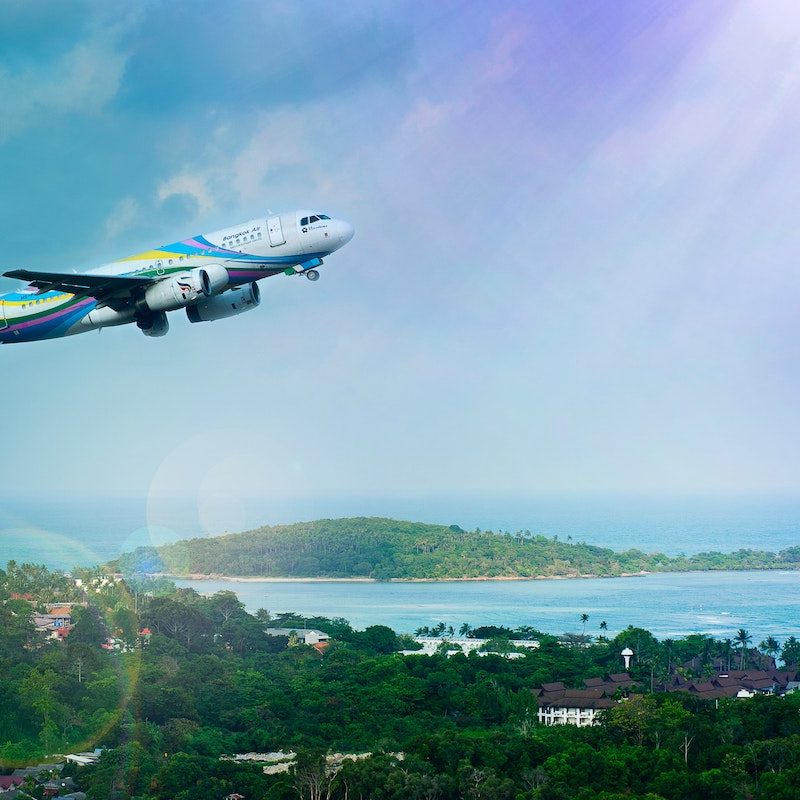 Plane taking off