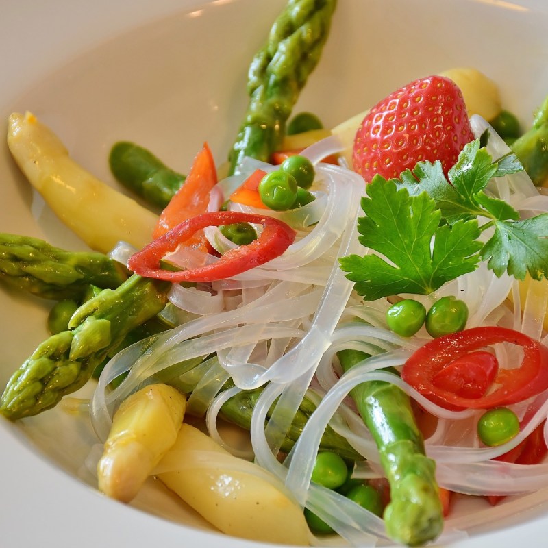 Asparagus salad