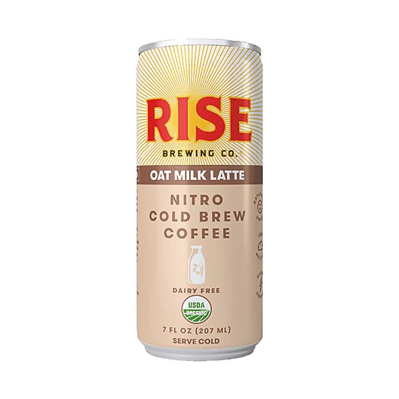 Rise Oat Milk canned coffee.
