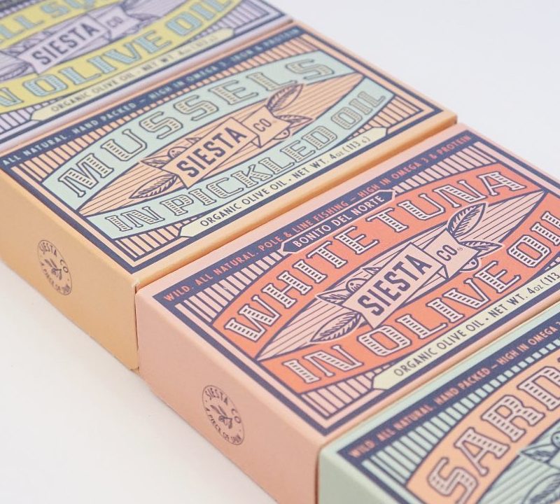 A selection of tinned fish from Siesta Co.