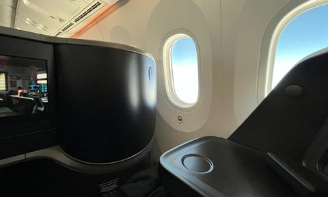 Turkish Air business class.