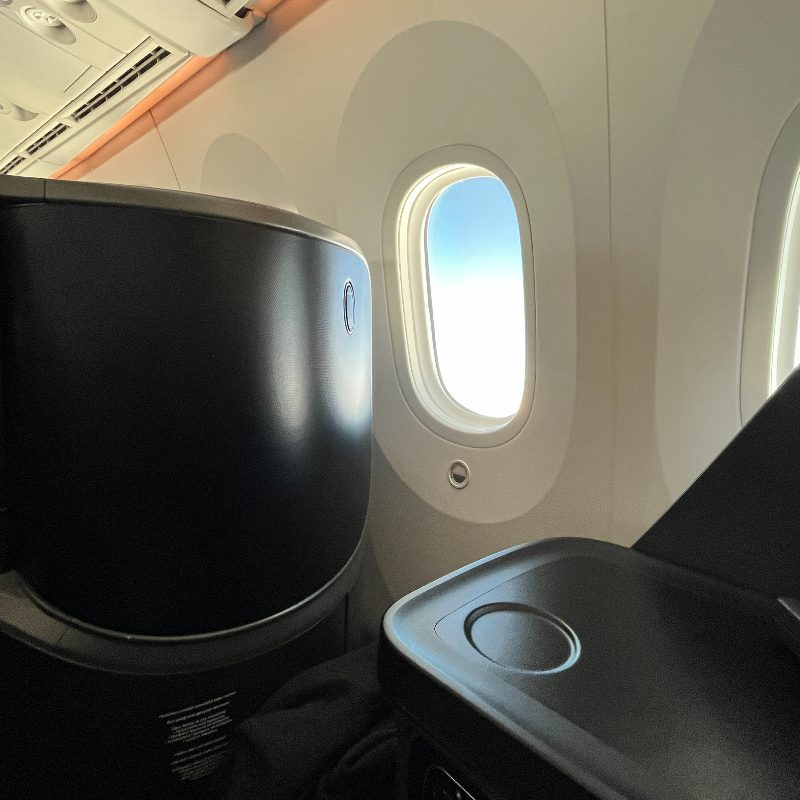 Turkish Air business class.