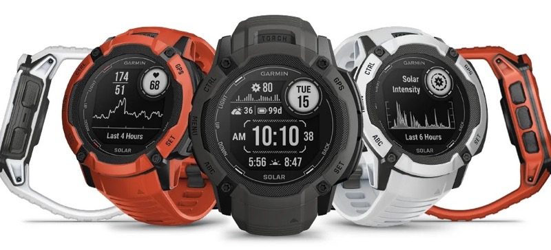 A series of Garmin Instinct 2X Watches