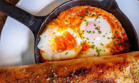 Shakshuka at Dagon NYC.