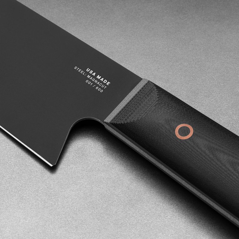 Anzick Outdoor Chef's Knife inscription