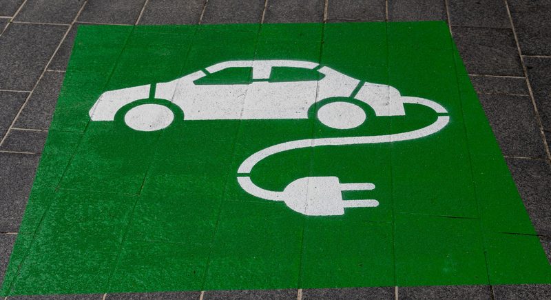 Electric vehicle symbol