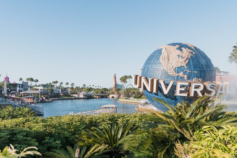 A view of a theme park in Orlando.
