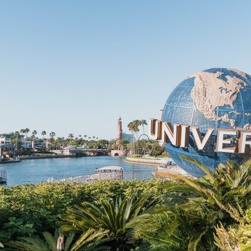 A view of a theme park in Orlando