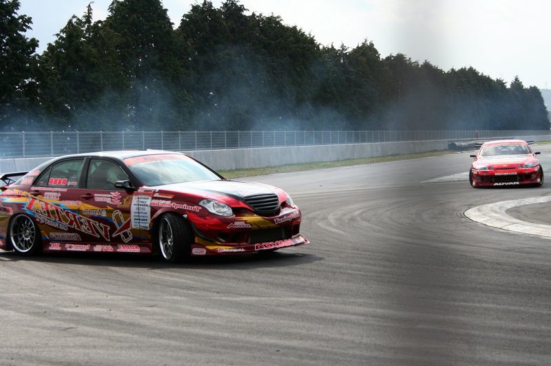 A raceway in Japan -Fuji Toyota race