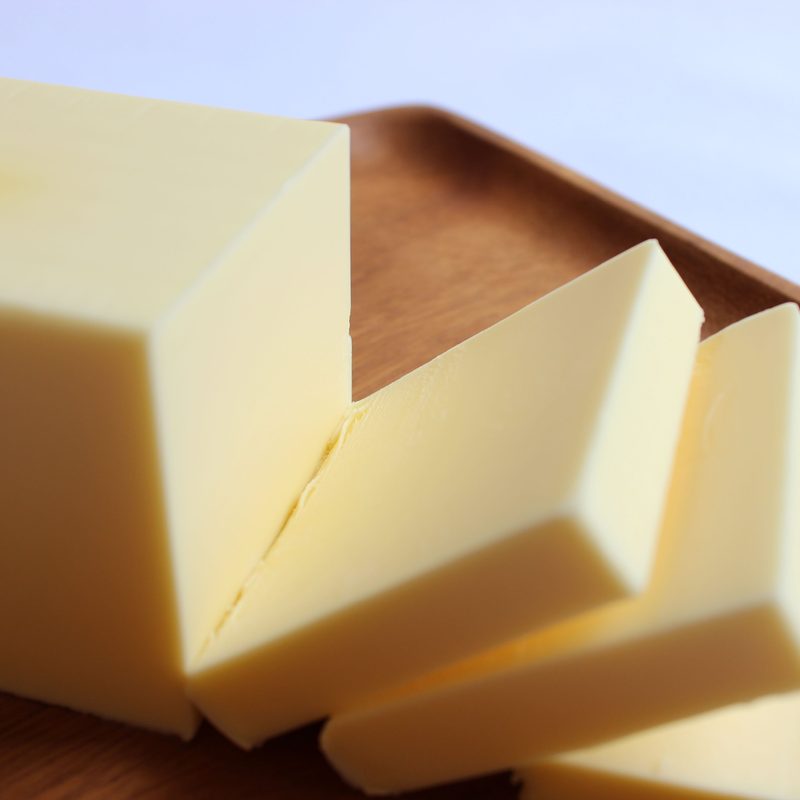 sliced butter