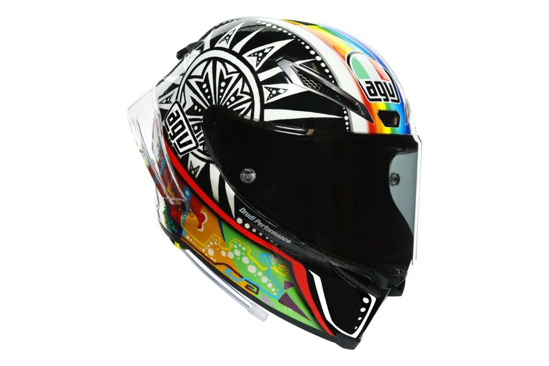 AGV Pista GP RR Casci de Vale Helmet on a plain white background.