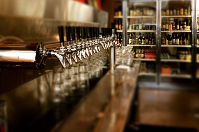 The taps at Civic Taproom in Portland.