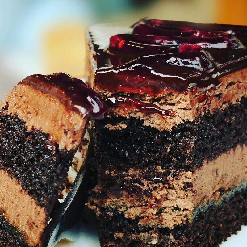 Chocolate cake.