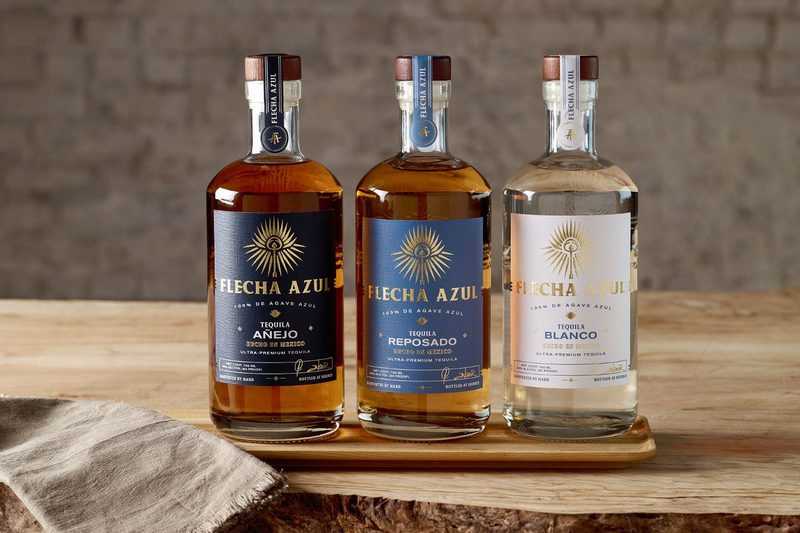 The lineup from Flecha Azul Tequila.