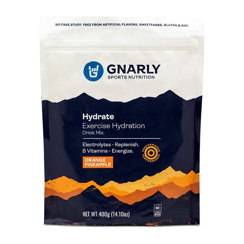 Gnarly Sports Nutrition electrolyte powder.