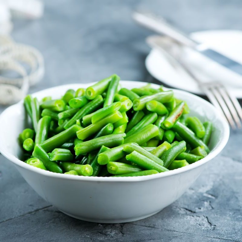 green beans in a bowl