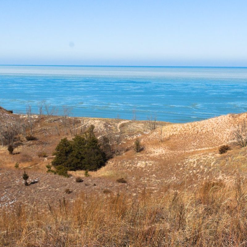 A view of the Indiana Dunes in Chesterton.