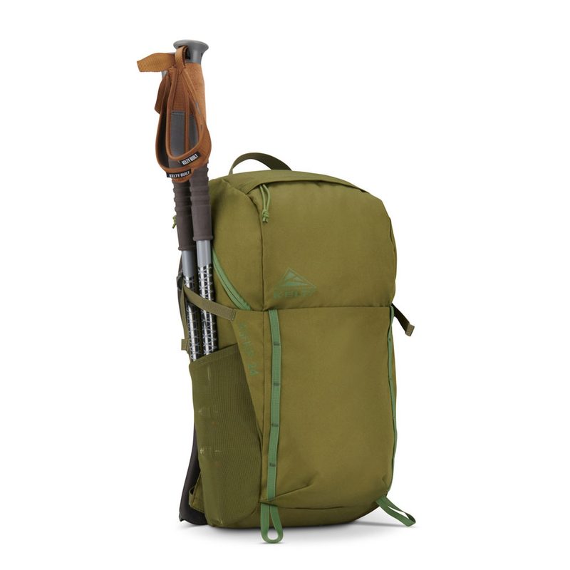 Kelty Asher 24L Backpack (in Winter Moss/Dill) isolated on a plain white background.