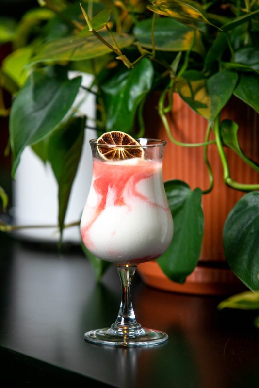 A Kick Ass Colada cocktail