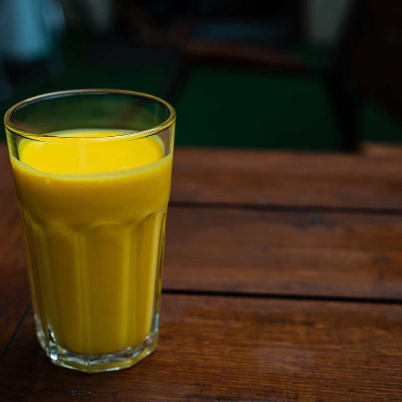 A mango lassi.
