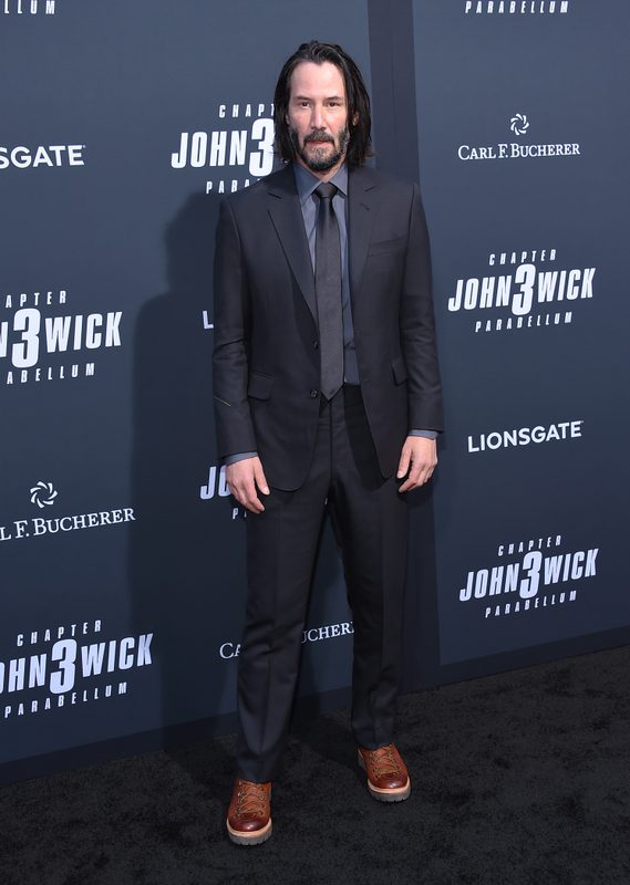 Keanu Reeves on the Red Carpet for John Wick
