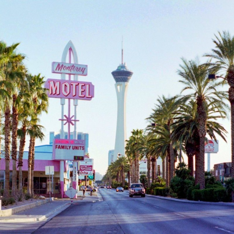 A view of Las Vegas during the day time.