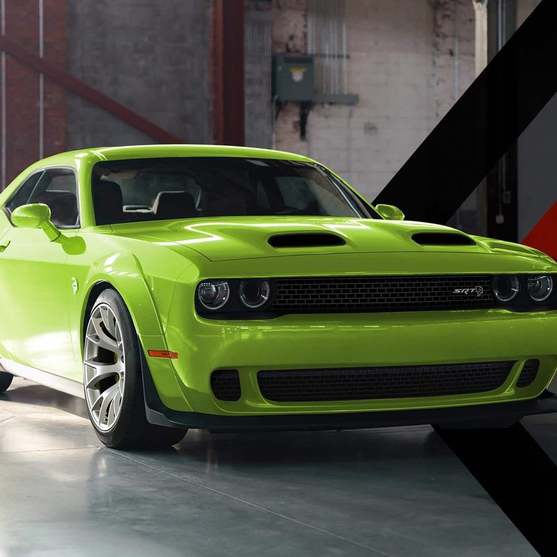 Side view of the 2023 Dodge Challenger 1320