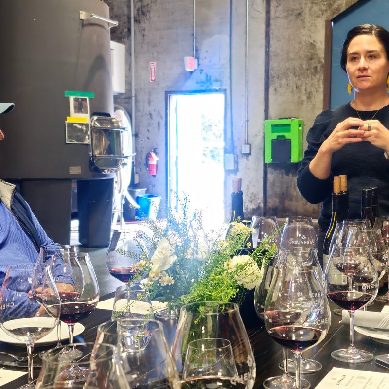 A scene from The Vines Global's May 2023 trip to the Willamette Valley in Oregon.