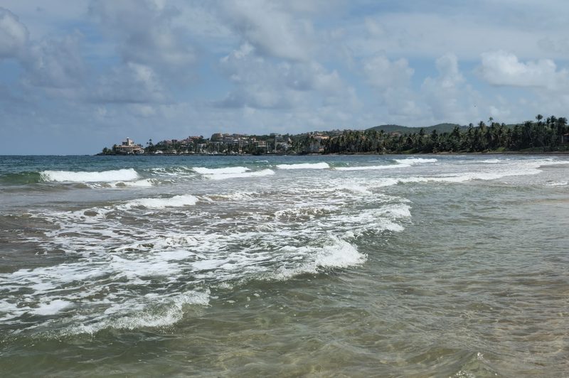 A view of the private beach at the Wyndham Palmas Beach & Golf Resort in Humacao, Puerto Rico.