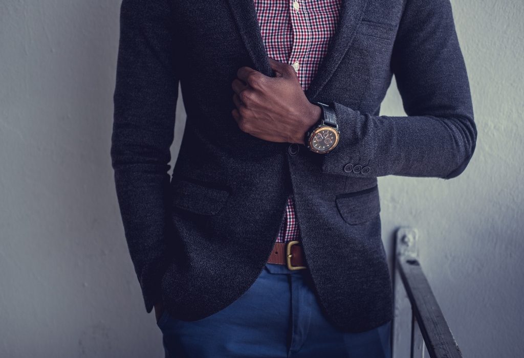Man in sport coat and jeans