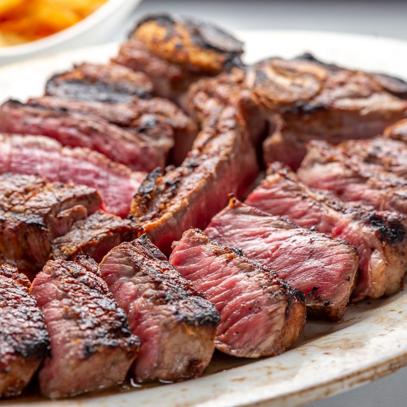 Porterhouse close-up Benjamin Steakhouse.