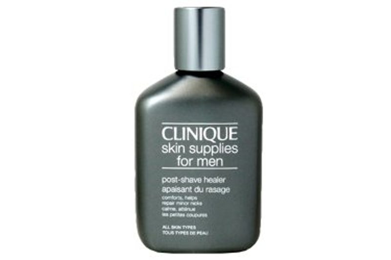 Clinique post-shave soother on a white background.