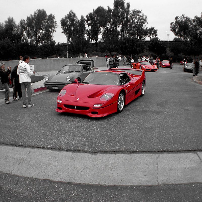 Red Ferrari F50