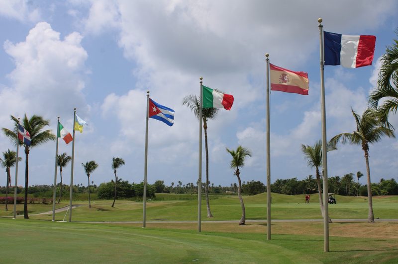 A view of the golf course near the Wyndham Palmas Beach & Golf Resort in Humacao, Puerto Rico.