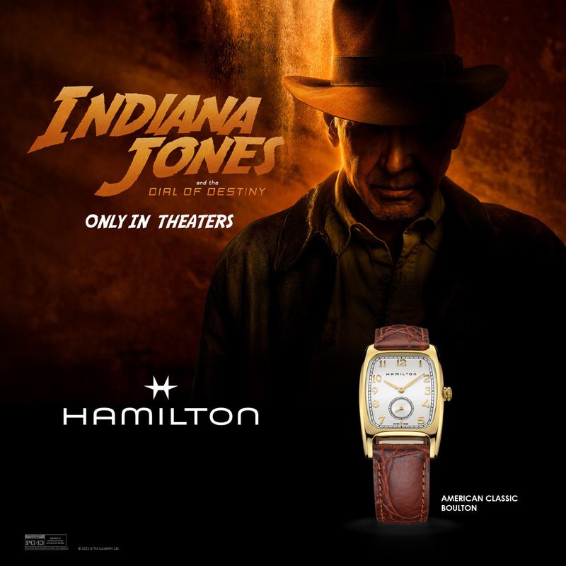 Indiana Jones and Hamilton Boulton Watch