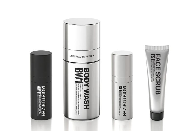 Patricks Skincare Discovery Set on a light gray background.