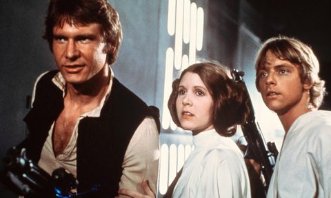 The cast of Star Wars