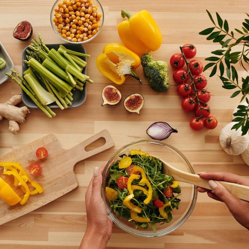 Assortment of vegetables.