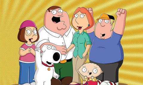best animated shows for adults family guy