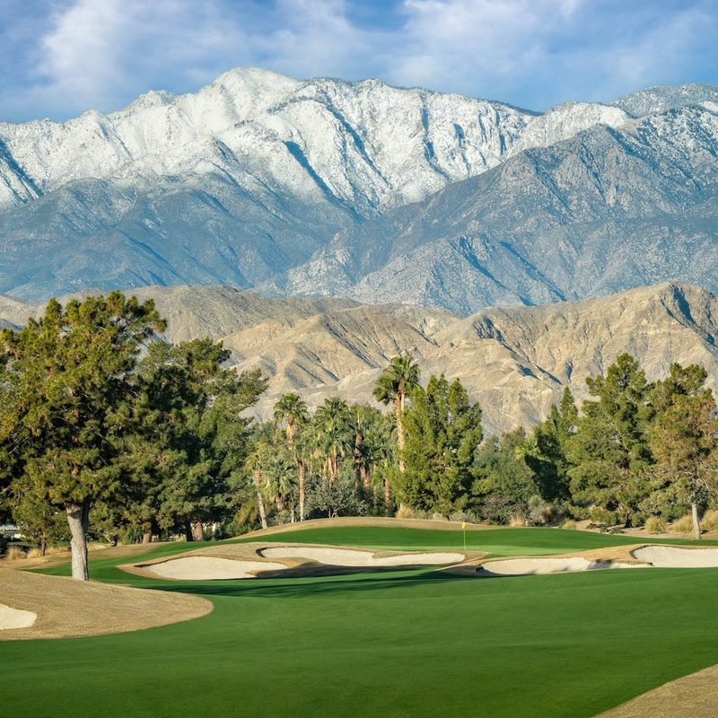 The golf course at Indian Wells Resort