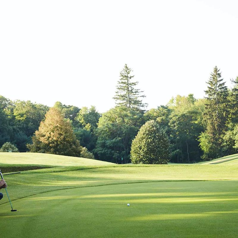 The golf course at Mohonk Mountain House