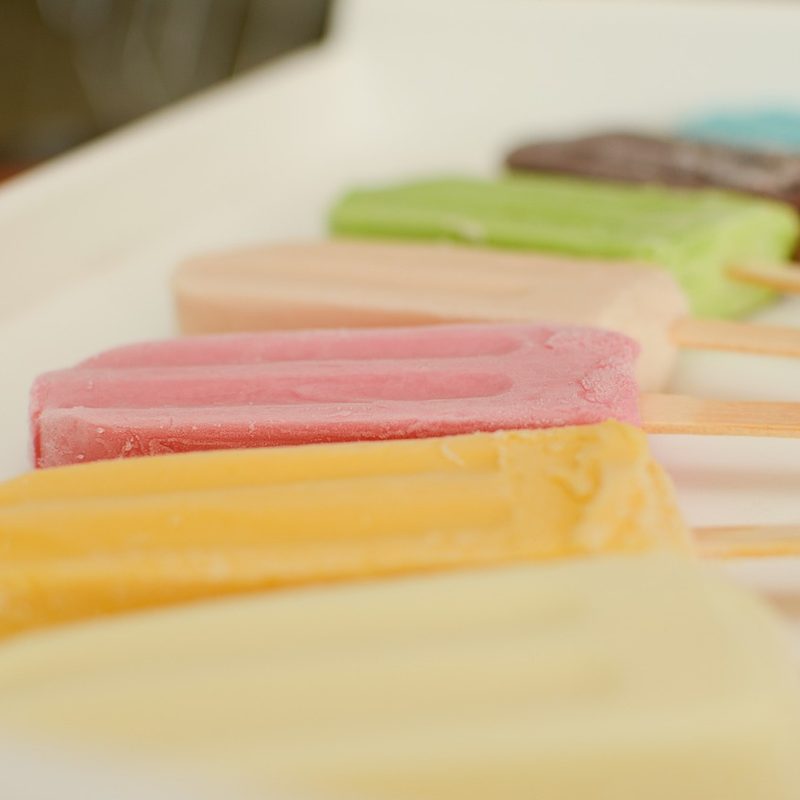 A selection of popsicles.