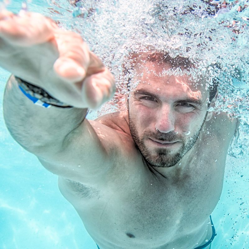 Man swimming