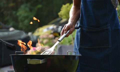 Person grilling