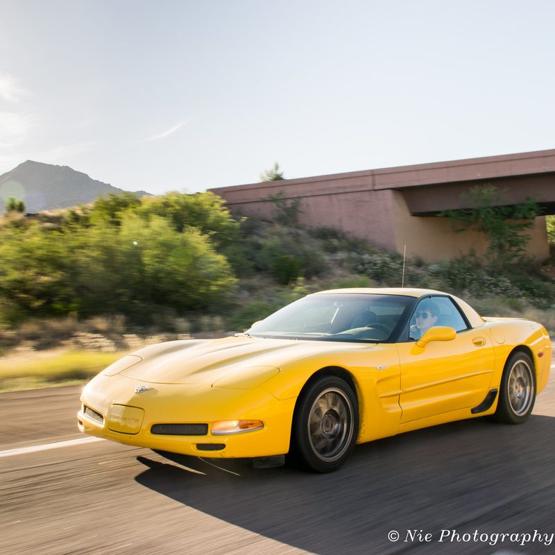 Chevrolet Corvette Z06 yellow